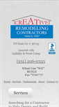 Mobile Screenshot of creativeremodelingcontractors.com